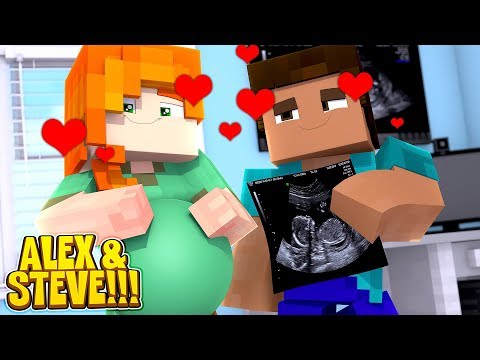 Minecraft LIFE OF ALEX & STEVE || ALEX AND STEVE ARE HAVING A BABY!!!