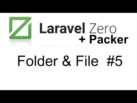 Laravel Packer and Laravel Zero | Create folder and write to file 5