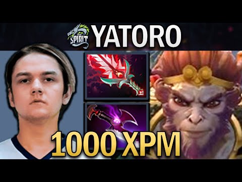 Monkey King Dota 2 Gameplay Yatoro with 1000 XPM - Silveredge