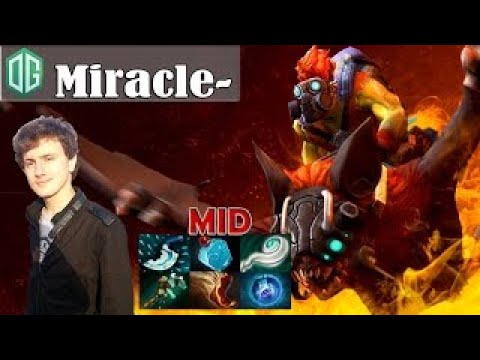 Miracle- Batrider Midlane Pro Gameplay | Dota 2 MMR
