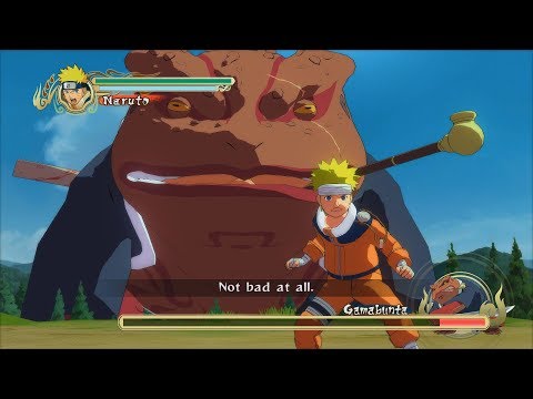 Naruto Ultimate Ninja Storm Legacy Trilogy PC MOD 60 FPS - Naruto vs Boss Gamabunta 1080p Gameplay