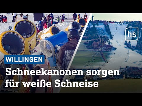Wintersportfans freuen sich über Kunstschnee-Pisten in Nordhessen | hessenschau