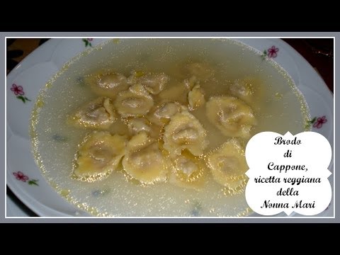 Brodo di Cappone - Italian Style Chicken Broth (eng sub)