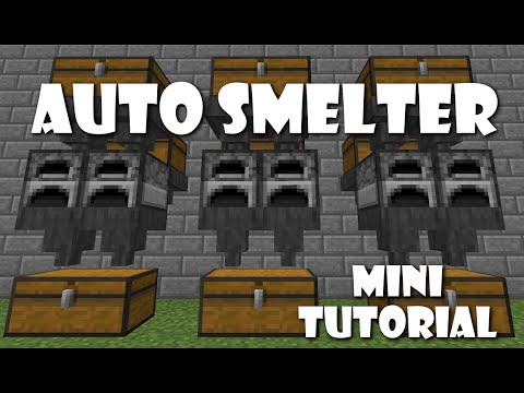 How to Make an AUTO-SMELTER - Mini Tutorial