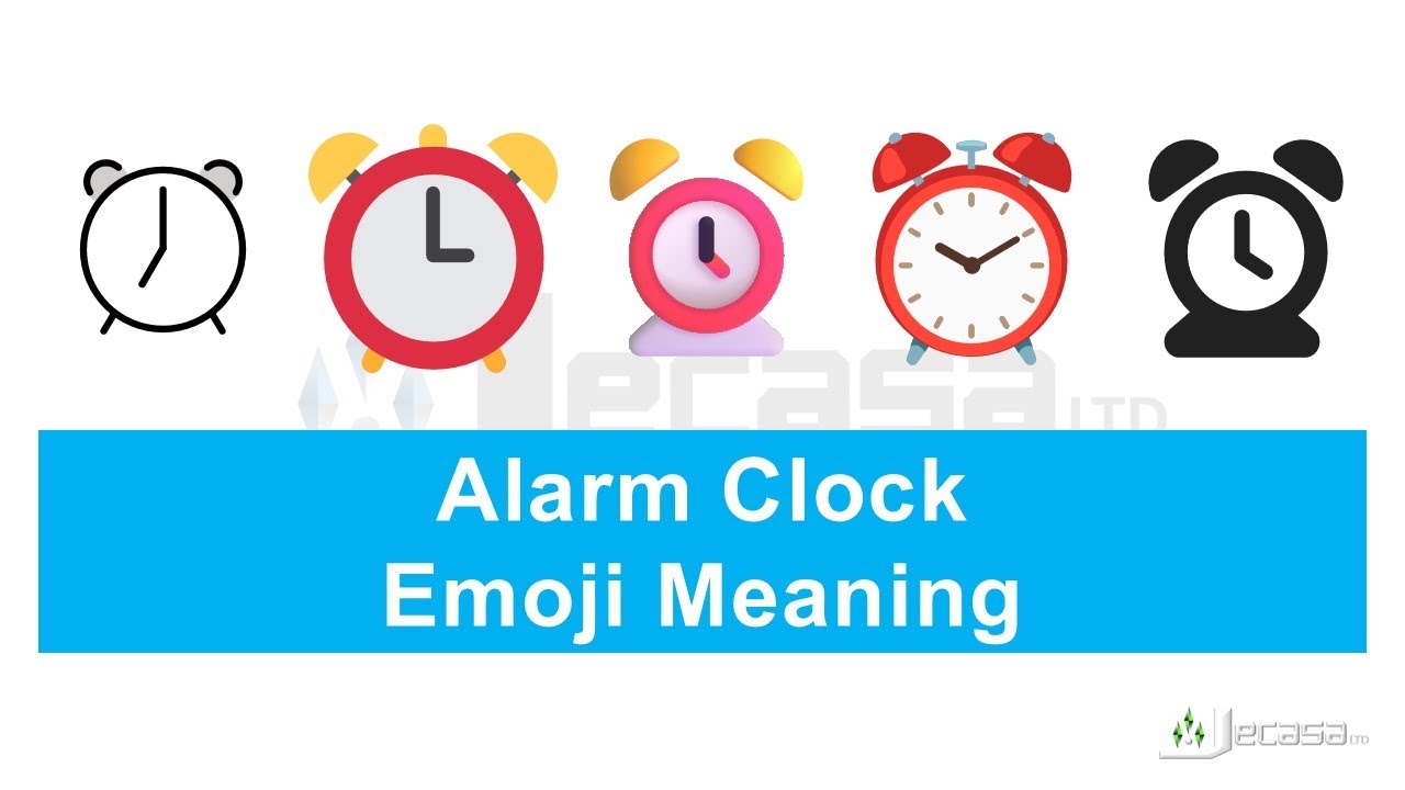 Alarm Clock Emoji ⏰ Meaning | Learning Emojis