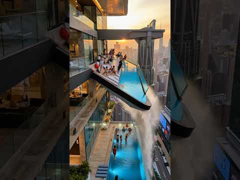 Infinity Pool Rooftop Collapses From Skyscraper in Structural Failure