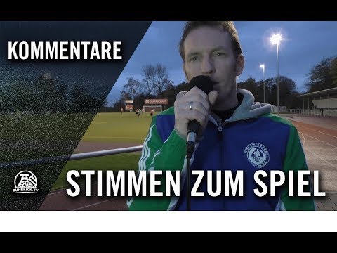 Die Stimmen zum Spiel | SV Concordia Wiemelhausen - Holzwickeder SC (13. Spieltag, Westfalenliga)