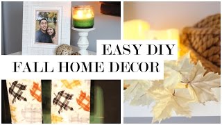 Easy Fall Decor DIY and Transformation - Fall Home Decor Ideas