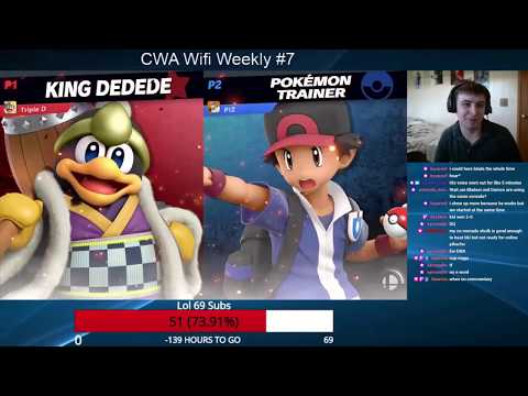 CWA Wifi Weekly 07 - Triple D (King Dedede) vs Peace!2 (Pokemon Trainer) Winners Round 2