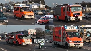 preview picture of video '3 Std Remscheid = 6x Feuerwehr +1x Polizei Remscheid auf Einsatzfahrt (HD)'