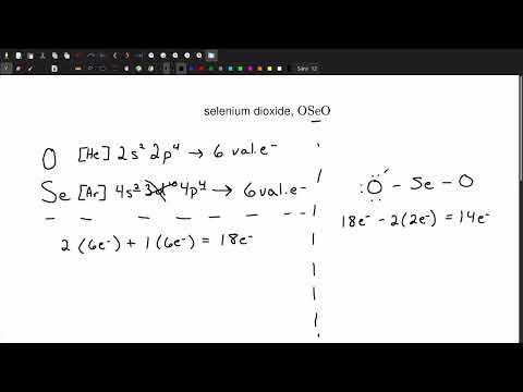 Resonance Structures of selenium dioxide