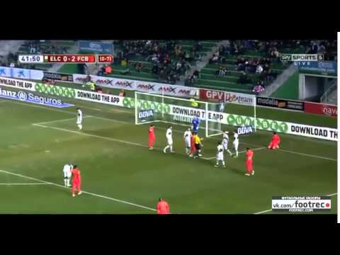 Эльче 0 4 Барселона  Кубок Испании 2014 15  1 8 финала  Ответный матч