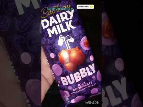 Dairy Milk Bubbly Cadbury Chocolate | Alien-Canada |withsaabiworldrecipes# #shortsviral