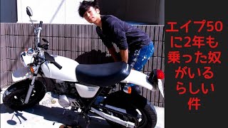 【エイプ50】2年インプレしますので御覧ください