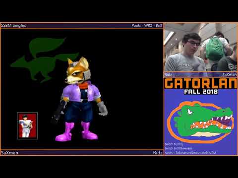GatorLAN SSBM Singles - 9/22/18 - SaXman (Marth) Vs. Ridz (Fox) - Pools
