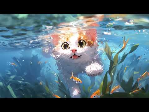 Mylivewallpapers Com Underwater Kitten
