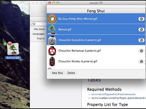 Cocoa Programming L55 - NSTableView Drag & Drop 1/4