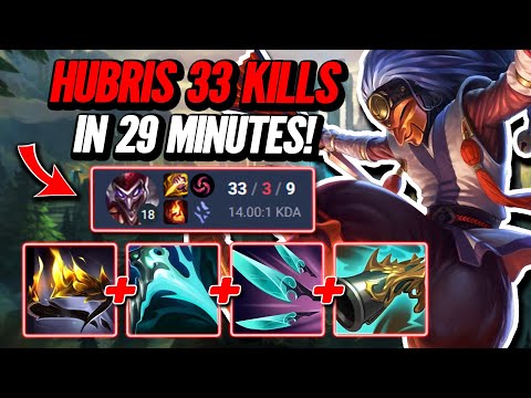 81 Hubris Stacks Shaco - 33 Kills in 29 Minutes! [League of Legends] Full Gameplay - Infernal Shaco