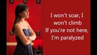 GLEE Without you with lyrics