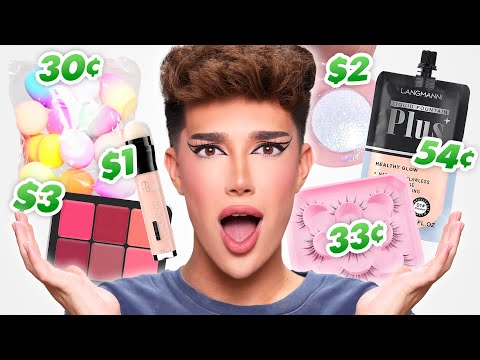 TRYING THE WORLD'S CHEAPEST MAKEUP! (TEMU)