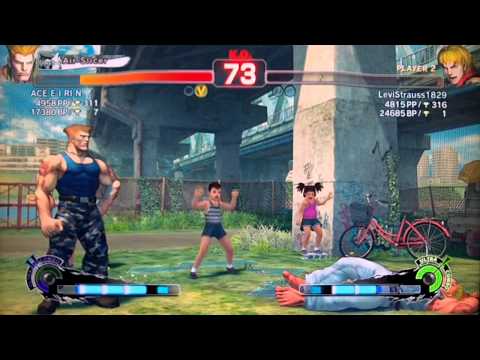 SSF4 AE:2012 ACE E I RI N (Guile) vs LeviStrauss1829 (Ken)