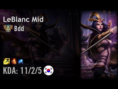 LeBlanc Mid vs Zed - Bdd - KR Challenger Patch 6.9