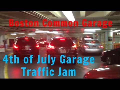 4th of July Traffic Jam @ Boston Common Garage!