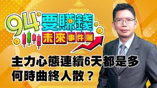 主力心態連續6天都是多 何時曲終人散？