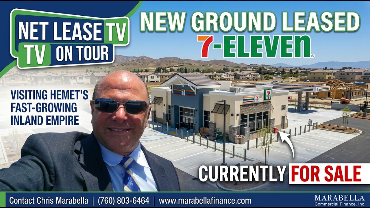 Net Lease TV on Tour - Chris Visits a Beautiful New 7-Eleven Ground Lease For Sale Near Hemet, CA
