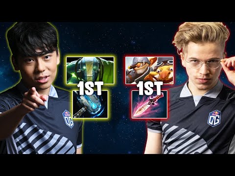Classic OG's Experimenting in ranked - Ana ES vs. Topson TECHIES DOTA 2