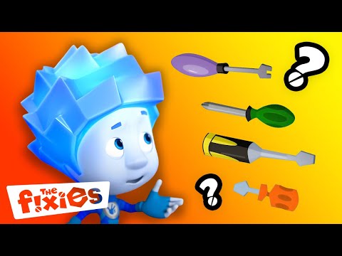 The Missing Tools | The Fixies | All Season 2 | Cartoon for kids - Kingdom Kids Zone, Little Learners - The Fixies