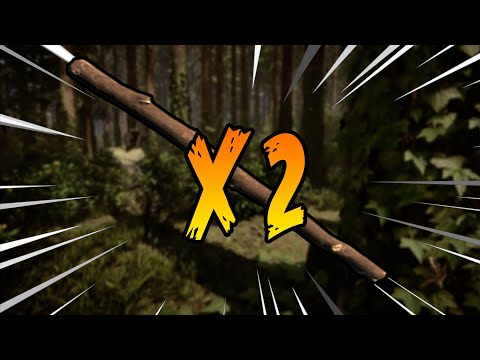 Beating Sons of The Forest With Only 2 Sticks 13:03 (Speedrun)