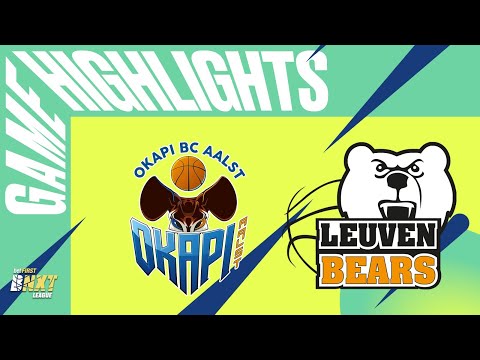Okapi Aalst vs. Stella Artois Leuven Bears  #BNXTLeague