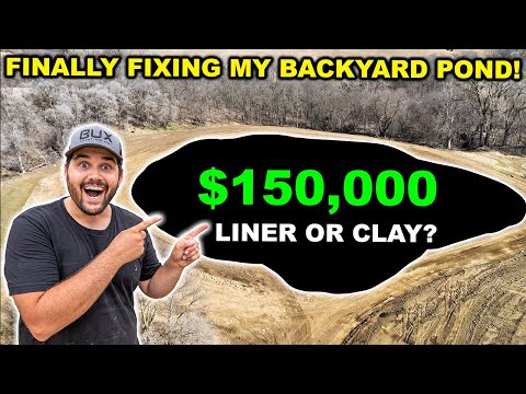 Spending $150,000 to FIX My LEAKING Backyard Pond!!! (Big Mistake?)
