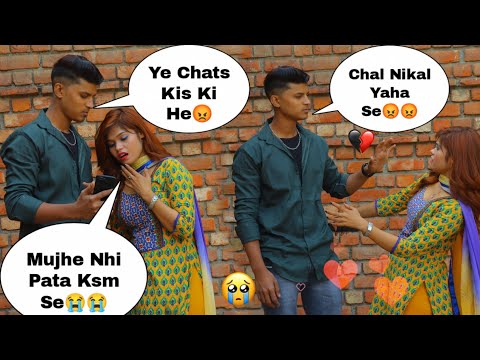 Fake Chats 🤭 Prank On Boyfriend || Gone Wrong Emotional 😭|| it's Abshu