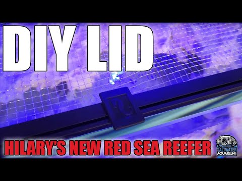 Red Sea DIY LID Aquarium Screen Net Cover Kit - Hilary's New Red Sea Reefer