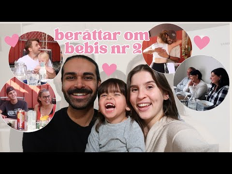 BERÄTTAR FÖR VÅRA FAMILJER ATT VI SKA FÅ BARN ( igen) 💗