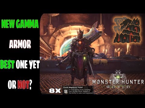 MHW ARCH TEMPERED Zorah Magdaros REWARDS Gamma Armor & NEW Layered Armor