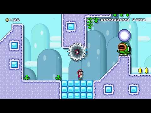 Frozen Spike Hill by Rajada - Super Mario Maker 2 - No Commentary 1cb 022020