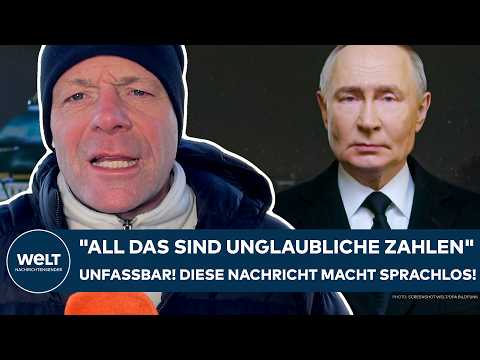 PUTINS KRIEG: "All das sind unglaubliche Zahlen!" Unfassbar! Diese Nachricht macht sprachlos!