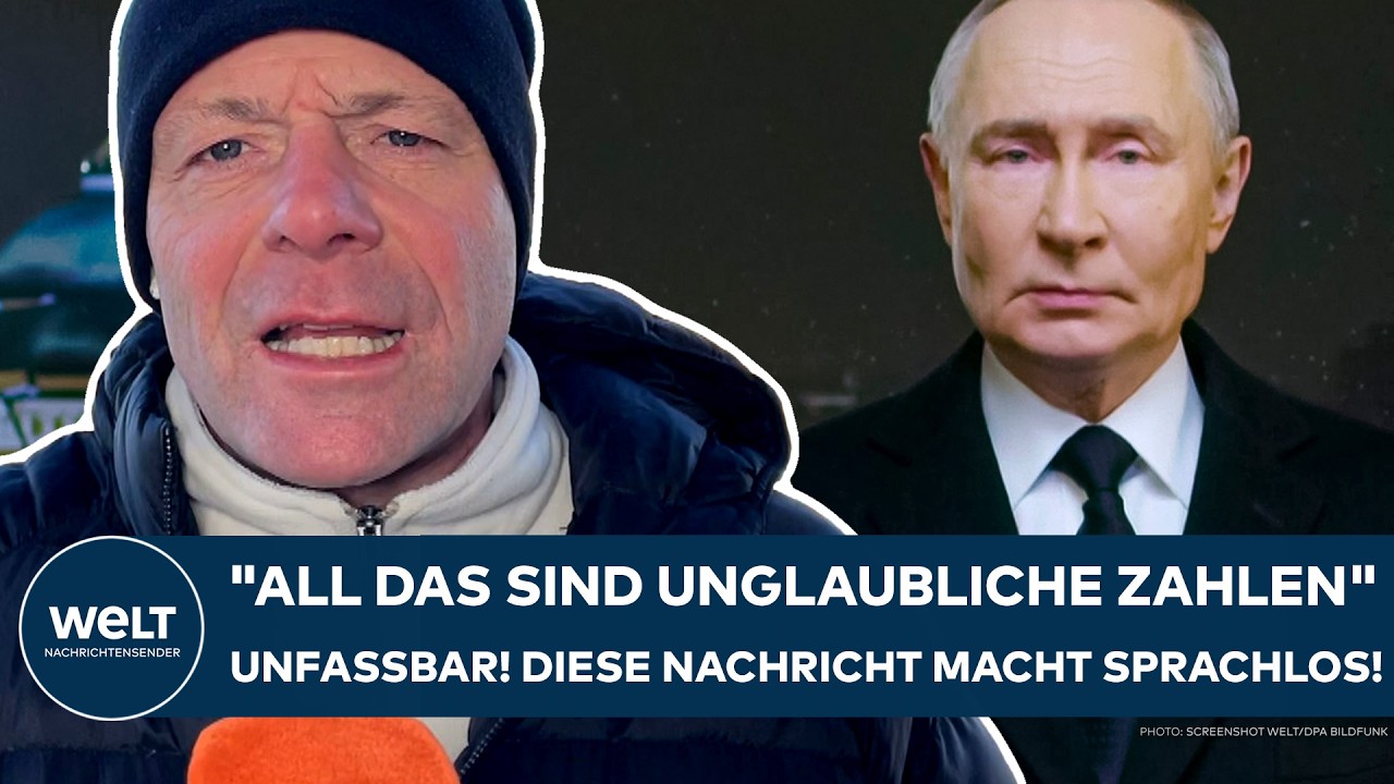 PUTINS KRIEG: "All das sind unglaubliche Zahlen!" Unfassbar! Diese Nachricht macht sprachlos!