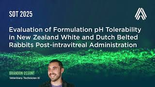 SOT 2025—Evaluation of pH Tolerability in NZ White and Dutch Belted Rabbits Post-IVT Administration