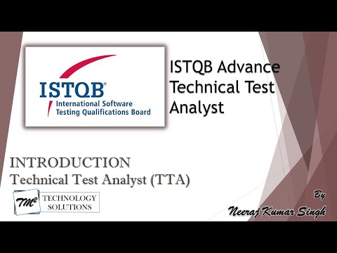 ISTQB Technical Test Analyst Introduction ISTQB Tutorials