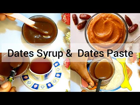 HOW TO MAKE DATES FRUIT SYRUP AND DATES PASTE AT HOME.