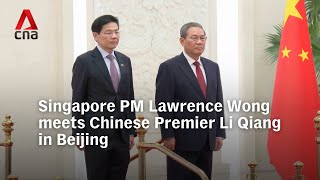Singapore Prime Minister Lawrence Wong meets Chinese Premier Li Qiang in Beijing