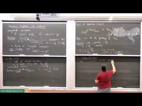 Geometric Langlands and arithmetic