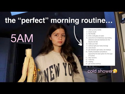 i tried the BILLIONARE morning routine