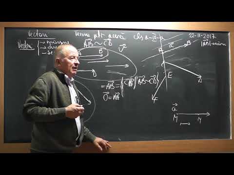 1/4 Lectia 1638 - Clasa 9 - Operatii cu vectori Vector liber Vector de pozitie Probleme de geometrie