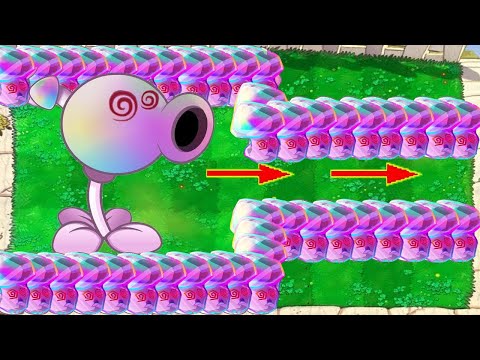 99 Scaredy-Shroom vs 99 Hypno-Shroom vs Gargantuar - Plants vs Zombies