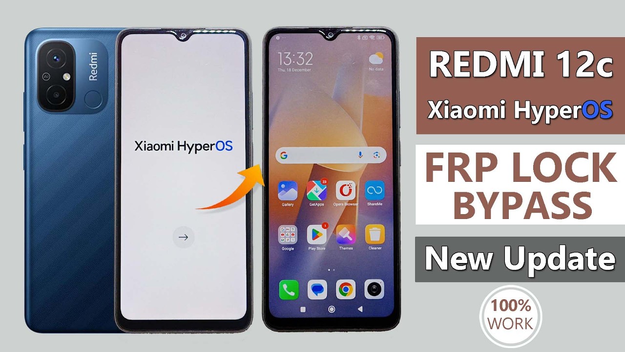 Redmi 12c FRP Unlock Without Pc (HyperOS) Redmi 12c Google Account Bypass✅ All Redmi FRP Bypass 2026